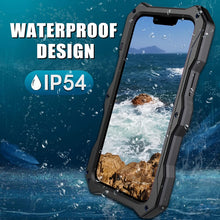 Load image into Gallery viewer, Camshield Tri-poof Metal Phone Case with Holder, For iPhone 14, For iPhone 14 Plus, For iPhone 14 Pro