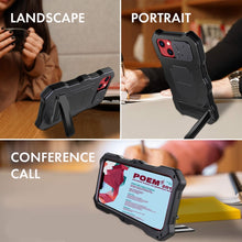 Load image into Gallery viewer, Camshield Tri-poof Metal Phone Case with Holder, For iPhone 14, For iPhone 14 Plus, For iPhone 14 Pro