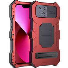 Load image into Gallery viewer, Camshield Tri-poof Metal Phone Case with Holder, For iPhone 14, For iPhone 14 Plus, For iPhone 14 Pro