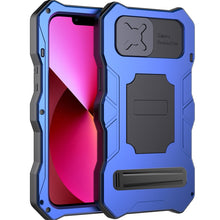 Load image into Gallery viewer, Camshield Tri-poof Metal Phone Case with Holder, For iPhone 14, For iPhone 14 Plus, For iPhone 14 Pro