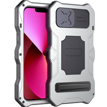 Load image into Gallery viewer, Camshield Tri-poof Metal Phone Case with Holder, For iPhone 14, For iPhone 14 Plus, For iPhone 14 Pro