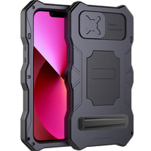 Load image into Gallery viewer, Camshield Tri-poof Metal Phone Case with Holder, For iPhone 14, For iPhone 14 Plus, For iPhone 14 Pro