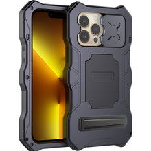 Load image into Gallery viewer, Camshield Tri-poof Metal Phone Case with Holder, For iPhone 14, For iPhone 14 Plus, For iPhone 14 Pro