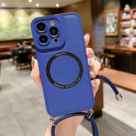 MagSafe Magnetic Lanyard Phone Case, For iPhone 14 Pro Max, For iPhone 14, For iPhone 14 Plus, For iPhone 13 Pro, For iPhone 13, For iPhone 12 Pro, For iPhone 12, For iPhone 11, For iPhone 14 Pro, For iPhone 13 Pro Max, For iPhone 12 Pro Max