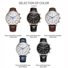 Load image into Gallery viewer, Multifunctional Quartz Men Leather Watch, Ochstin 6050C