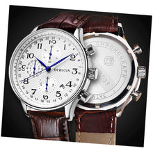 Load image into Gallery viewer, Multifunctional Quartz Men Leather Watch, Ochstin 6050C