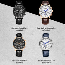 Load image into Gallery viewer, Multifunctional Quartz Men Leather Watch