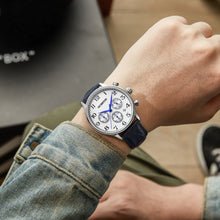 Load image into Gallery viewer, Multifunctional Quartz Men Leather Watch