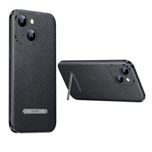 Load image into Gallery viewer, SULADA Famous Artisan Series Litchi Leather PC + TPU Phone Case, For iPhone 14, For iPhone 14 Plus, For iPhone 14 Pro, For iPhone 14 Pro Max