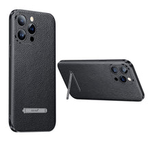 Load image into Gallery viewer, SULADA Famous Artisan Series Litchi Leather PC + TPU Phone Case, For iPhone 14, For iPhone 14 Plus, For iPhone 14 Pro, For iPhone 14 Pro Max