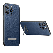 Load image into Gallery viewer, SULADA Famous Artisan Series Litchi Leather PC + TPU Phone Case, For iPhone 14, For iPhone 14 Plus, For iPhone 14 Pro, For iPhone 14 Pro Max