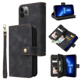 Multifunctional Card Slot Zipper Wallet Flip Leather Phone Case, For iPhone 11, For iPhone 11 Pro, For iPhone 11 Pro Max, For iPhone 12 Pro Max, For iPhone 12 Pro, For iPhone 12 mini, For iPhone 12, For iPhone 13 mini, For iPhone 13