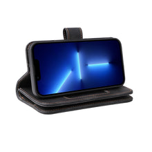 Load image into Gallery viewer, Multifunctional Card Slot Zipper Wallet Flip Leather Phone Case, For iPhone 13 Pro, For iPhone 13 Pro Max, For iPhone 14 Pro Max, For iPhone 14 Pro, For iPhone 14 Plus, For iPhone 14