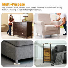 Load image into Gallery viewer, 32 in 1 25mm Round Table Chairs Non-slip Foot Mat, 32 in 1 25mm