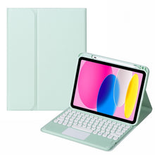 Load image into Gallery viewer, Bluetooth Touch Keyboard Leather Tablet Case, For iPad 10th Gen 10.9 2022