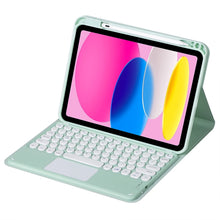 Load image into Gallery viewer, Bluetooth Touch Keyboard Leather Tablet Case, For iPad 10th Gen 10.9 2022