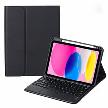Load image into Gallery viewer, Bluetooth Touch Keyboard Leather Tablet Case, For iPad 10th Gen 10.9 2022