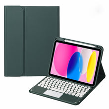 Load image into Gallery viewer, Bluetooth Touch Keyboard Leather Tablet Case, For iPad 10th Gen 10.9 2022