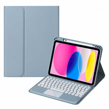 Load image into Gallery viewer, Bluetooth Touch Keyboard Leather Tablet Case, For iPad 10th Gen 10.9 2022