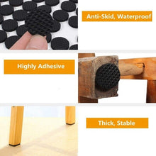 Load image into Gallery viewer, 2pcs 22mm Round Plaid EVA Table Sofa Slip-proof Noise-reducing Foot Pads, 22mm