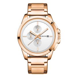 Pilot Series Multifunctional Quartz Steel Band Men Watch