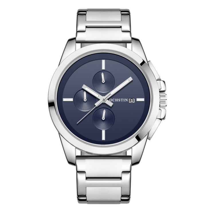 Pilot Series Multifunctional Quartz Steel Band Men Watch