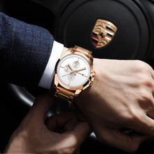 Load image into Gallery viewer, Pilot Series Multifunctional Quartz Steel Band Men Watch