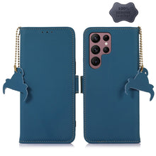 Load image into Gallery viewer, Genuine Leather Magnetic RFID Leather Phone Case, For Samsung Galaxy S22 Ultra 5G, For Samsung Galaxy S23+ 5G, For Samsung Galaxy S23 5G, For Samsung Galaxy S23 Ultra 5G