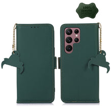 Load image into Gallery viewer, Genuine Leather Magnetic RFID Leather Phone Case, For Samsung Galaxy S22 Ultra 5G, For Samsung Galaxy S23+ 5G, For Samsung Galaxy S23 5G, For Samsung Galaxy S23 Ultra 5G