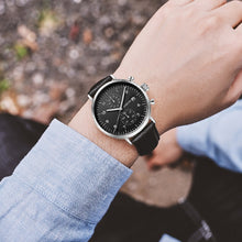 Load image into Gallery viewer, Multifunctional Quartz Waterproof Men Leather Watch, OCHSTIN 6076C
