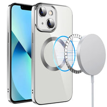 Load image into Gallery viewer, Electroplating MagSafe TPU Phone Case with Lens Film, For iPhone 14, For iPhone 14 Pro, For iPhone 14 Plus, For iPhone 14 Pro Max, For iPhone 13, For iPhone 13 Pro