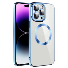 Load image into Gallery viewer, Electroplating MagSafe TPU Phone Case with Lens Film, For iPhone 14, For iPhone 14 Pro, For iPhone 14 Plus, For iPhone 14 Pro Max, For iPhone 13, For iPhone 13 Pro
