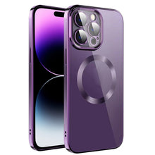 Load image into Gallery viewer, Electroplating MagSafe TPU Phone Case with Lens Film, For iPhone 14, For iPhone 14 Pro, For iPhone 14 Plus, For iPhone 14 Pro Max, For iPhone 13, For iPhone 13 Pro
