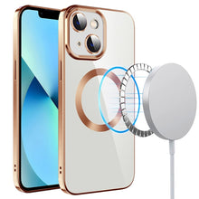 Load image into Gallery viewer, Electroplating MagSafe TPU Phone Case with Lens Film, For iPhone 14, For iPhone 14 Pro, For iPhone 14 Plus, For iPhone 14 Pro Max, For iPhone 13, For iPhone 13 Pro
