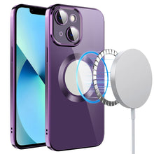 Load image into Gallery viewer, Electroplating MagSafe TPU Phone Case with Lens Film, For iPhone 14, For iPhone 14 Pro, For iPhone 14 Plus, For iPhone 14 Pro Max, For iPhone 13, For iPhone 13 Pro