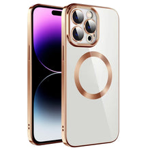Load image into Gallery viewer, Electroplating MagSafe TPU Phone Case with Lens Film, For iPhone 14, For iPhone 14 Pro, For iPhone 14 Plus, For iPhone 14 Pro Max, For iPhone 13, For iPhone 13 Pro