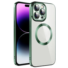 Load image into Gallery viewer, Electroplating MagSafe TPU Phone Case with Lens Film, For iPhone 14, For iPhone 14 Pro, For iPhone 14 Plus, For iPhone 14 Pro Max, For iPhone 13, For iPhone 13 Pro