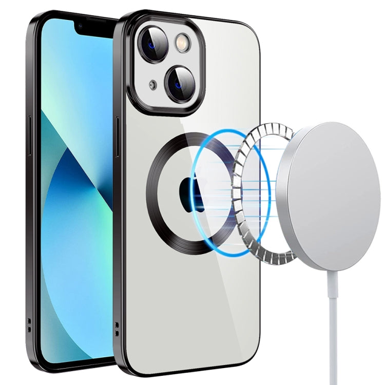 Electroplating MagSafe TPU Phone Case with Lens Film, For iPhone 14, For iPhone 14 Pro, For iPhone 14 Plus, For iPhone 14 Pro Max, For iPhone 13, For iPhone 13 Pro