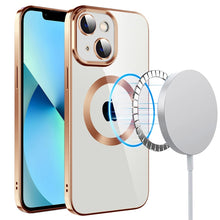 Load image into Gallery viewer, Electroplating MagSafe TPU Phone Case with Lens Film, For iPhone 14, For iPhone 14 Pro, For iPhone 14 Plus, For iPhone 14 Pro Max, For iPhone 13, For iPhone 13 Pro