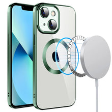 Load image into Gallery viewer, Electroplating MagSafe TPU Phone Case with Lens Film, For iPhone 14, For iPhone 14 Pro, For iPhone 14 Plus, For iPhone 14 Pro Max, For iPhone 13, For iPhone 13 Pro