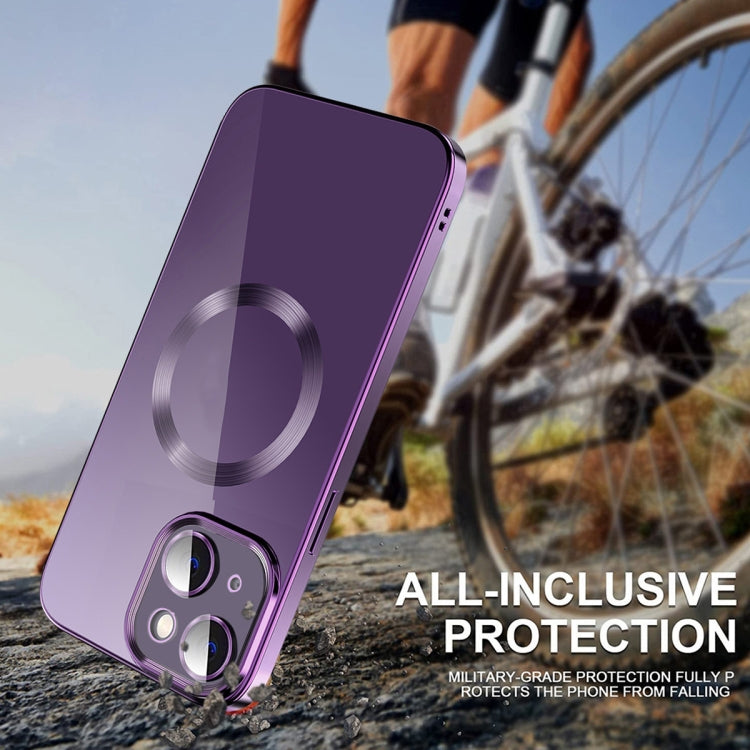 Electroplating MagSafe TPU Phone Case with Lens Film, For iPhone 13 Pro Max, For iPhone 12, For iPhone 12 Pro, For iPhone 12 Pro Max