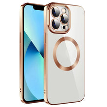 Load image into Gallery viewer, Electroplating MagSafe TPU Phone Case with Lens Film, For iPhone 13 Pro Max, For iPhone 12, For iPhone 12 Pro, For iPhone 12 Pro Max