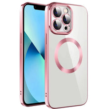 Load image into Gallery viewer, Electroplating MagSafe TPU Phone Case with Lens Film, For iPhone 13 Pro Max, For iPhone 12, For iPhone 12 Pro, For iPhone 12 Pro Max