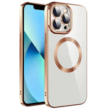 Load image into Gallery viewer, Electroplating MagSafe TPU Phone Case with Lens Film, For iPhone 13 Pro Max, For iPhone 12, For iPhone 12 Pro, For iPhone 12 Pro Max