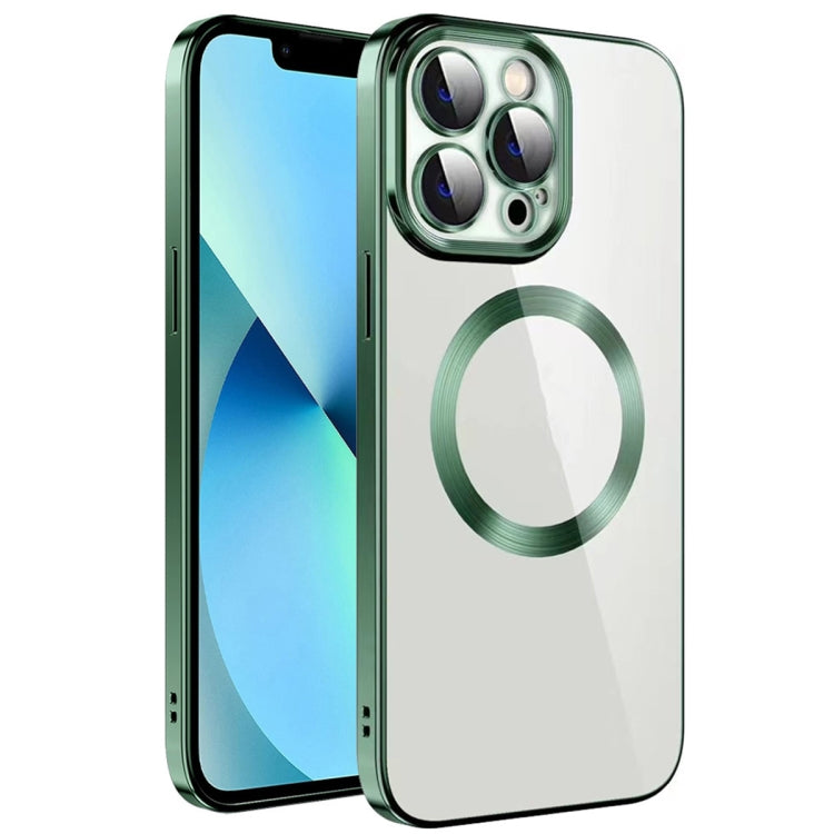 Electroplating MagSafe TPU Phone Case with Lens Film, For iPhone 13 Pro Max, For iPhone 12, For iPhone 12 Pro, For iPhone 12 Pro Max