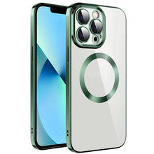 Load image into Gallery viewer, Electroplating MagSafe TPU Phone Case with Lens Film, For iPhone 13 Pro Max, For iPhone 12, For iPhone 12 Pro, For iPhone 12 Pro Max