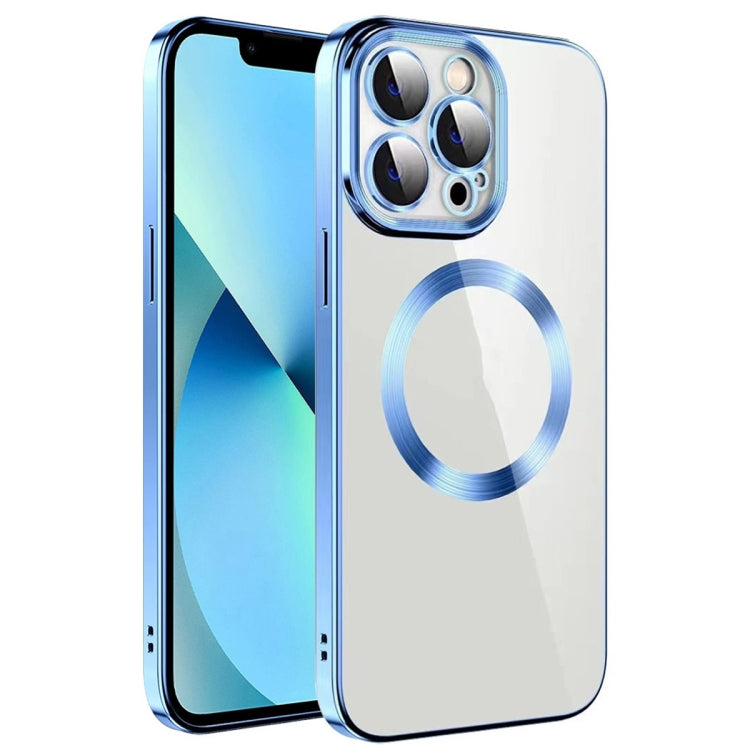 Electroplating MagSafe TPU Phone Case with Lens Film, For iPhone 13 Pro Max, For iPhone 12, For iPhone 12 Pro, For iPhone 12 Pro Max