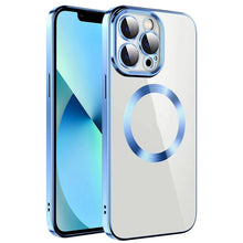 Load image into Gallery viewer, Electroplating MagSafe TPU Phone Case with Lens Film, For iPhone 13 Pro Max, For iPhone 12, For iPhone 12 Pro, For iPhone 12 Pro Max