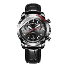 Load image into Gallery viewer, Multifunctional Quartz Waterproof Luminous Men Leather Watch