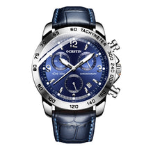 Load image into Gallery viewer, Multifunctional Quartz Waterproof Luminous Men Leather Watch